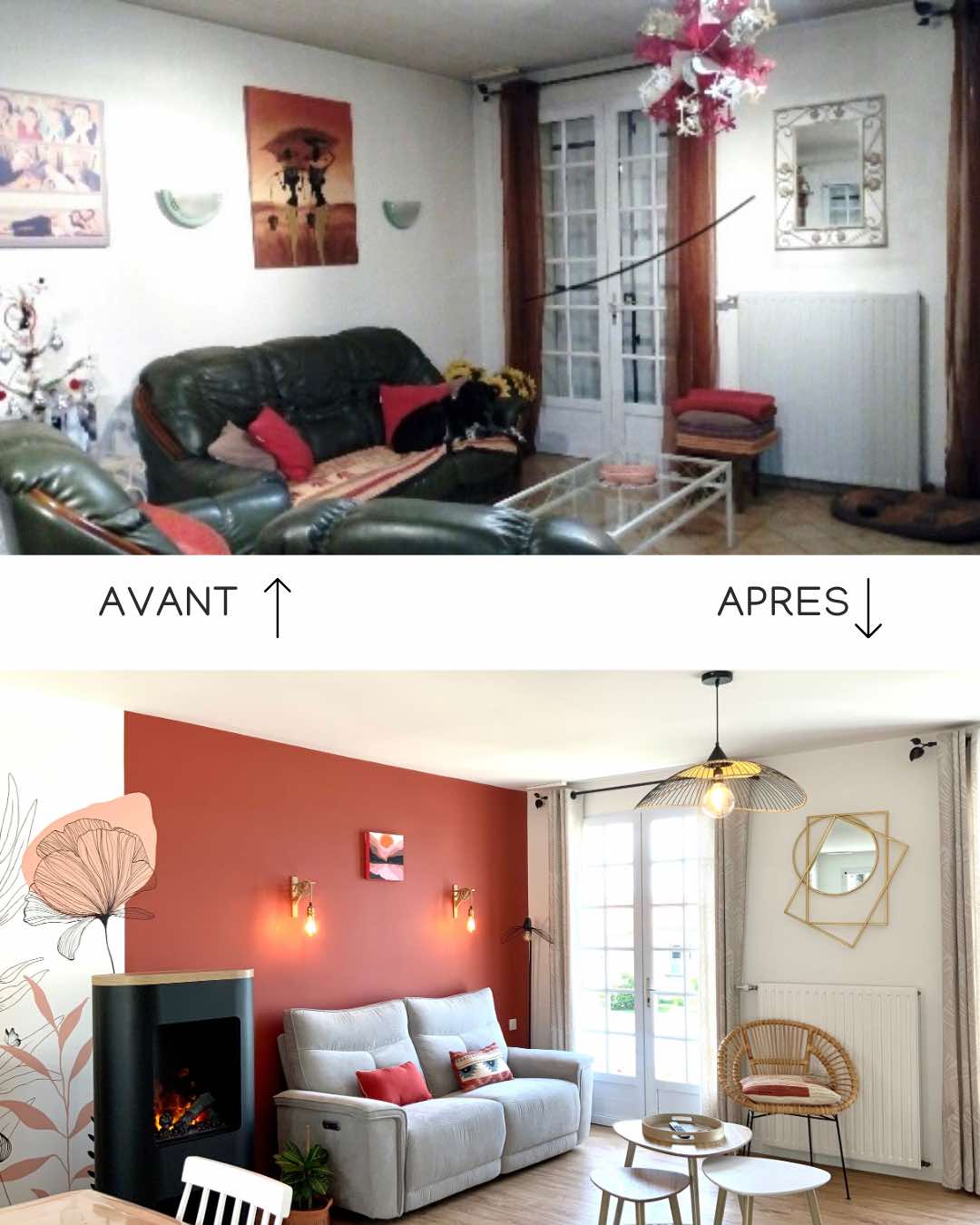Avant apres salon
