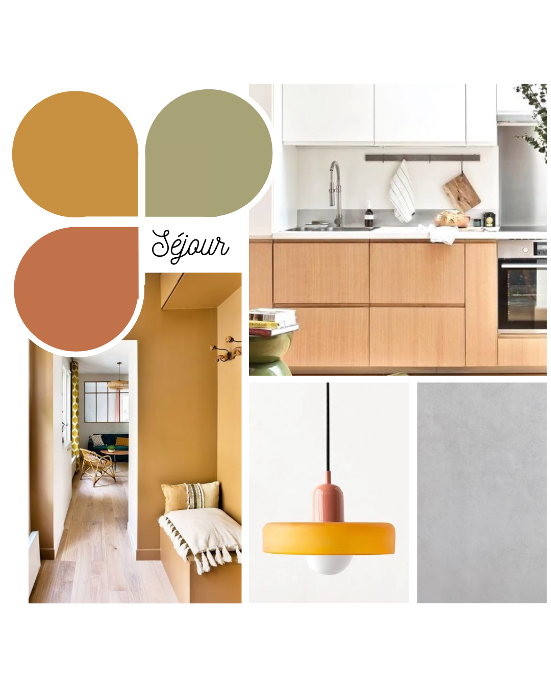 Moodboard Séjour